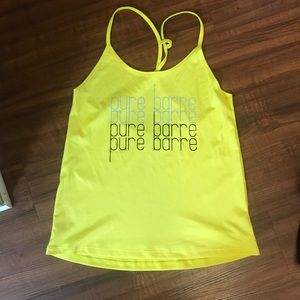 Yellow Pure Barre Tank